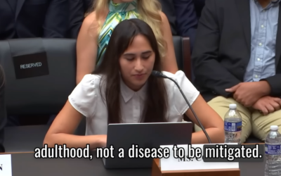 Do you believe Congress should step in to regulate the irreversible mutilation/gender modification of minors?