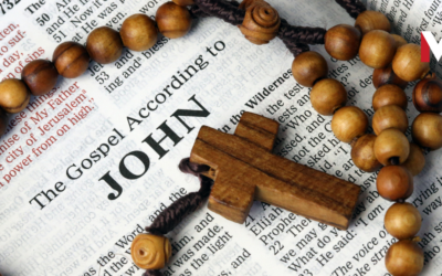 Gospel Of John Written Across Public University Campus